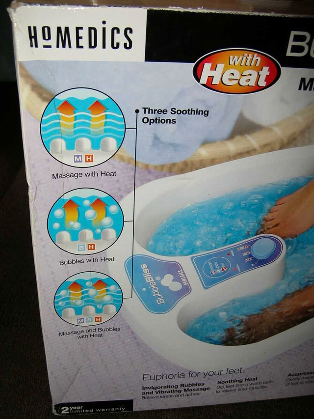 Bubble Bliss Foot Massage Bath Spa HoMedics - photo 3