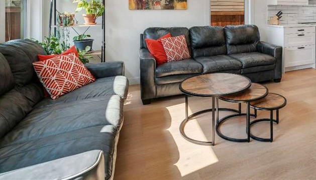 Leather Couch (pair or single, $500/2 or $300/1) - photo 2