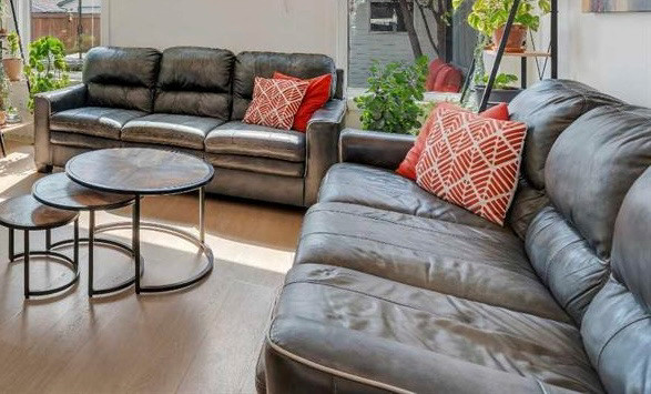 Leather Couch (pair or single, $500/2 or $300/1) - photo 3