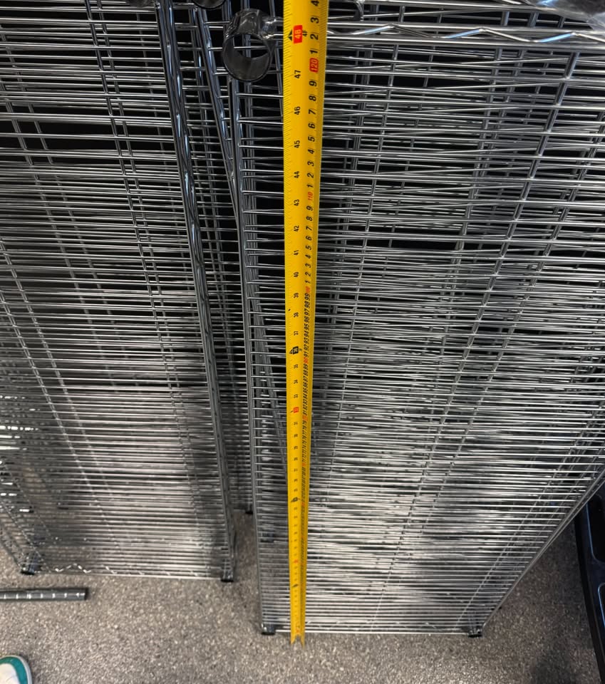 6-Shelf Heavy-Duty Commercial Shelving Unit - Chrome (72" Tall) - photo 2
