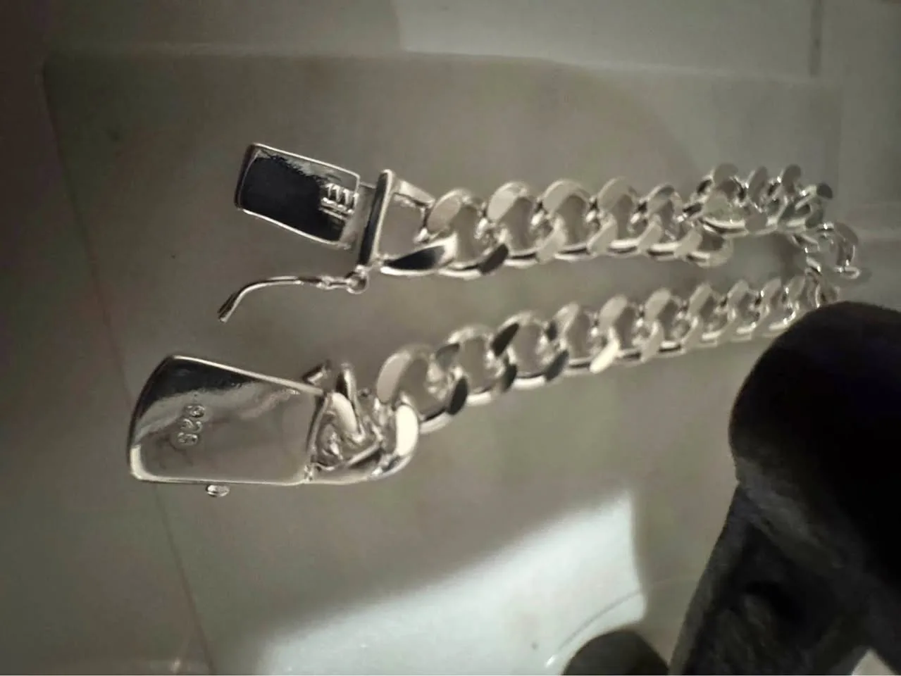 Beautiful 925 Cuban Link bracelet thumbnail