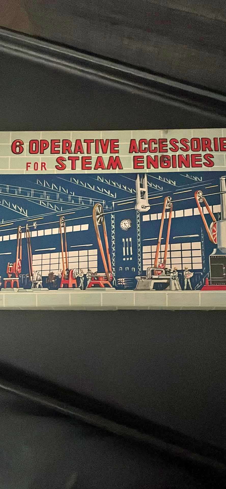 Linemar Vintage 6 Operative Steam Engine Accessories - 1950’s