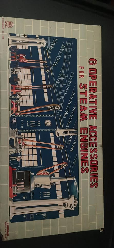 Linemar Vintage 6 Operative Steam Engine Accessories - 1950’s - photo 2