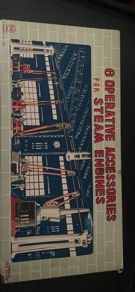 Linemar Vintage 6 Operative Steam Engine Accessories - 1950’s image indicator(2)