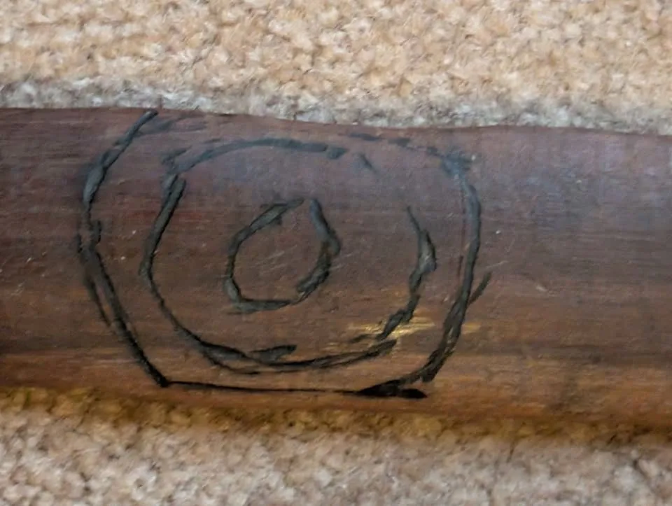 Antique wooden aboriginal Boomerang image indicator(5)