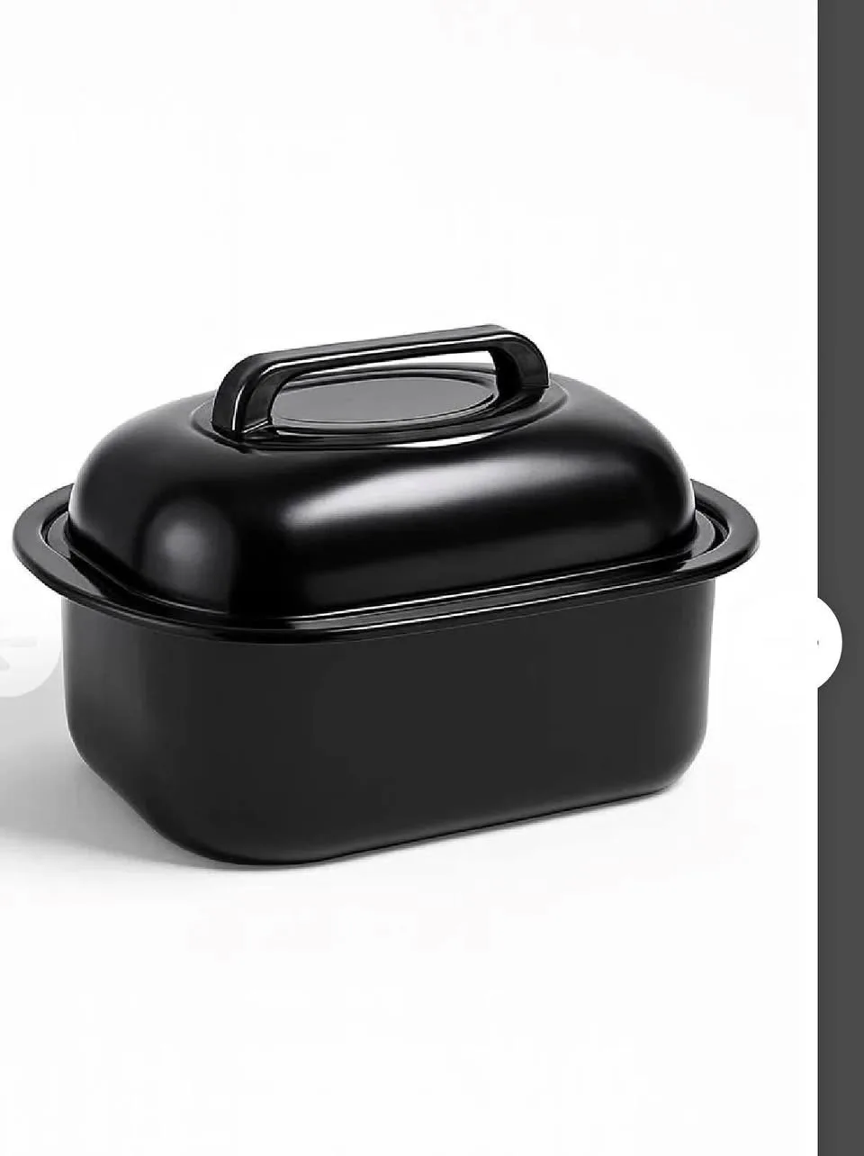 New Turkey, Beef Chicken Roasting Steaming Pan with Lid thumbnail