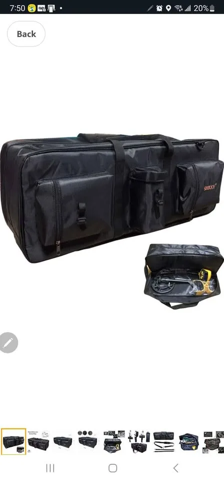 shrxy Metal Detector Carry Bag Portable Waterproof Canvas thumbnail