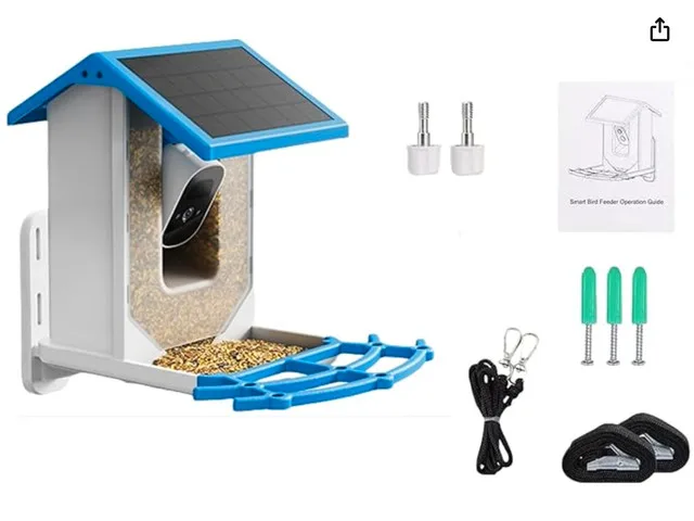 Smart Bird Feeder Camera - 4MP 2.5K Full HD image indicator(5)