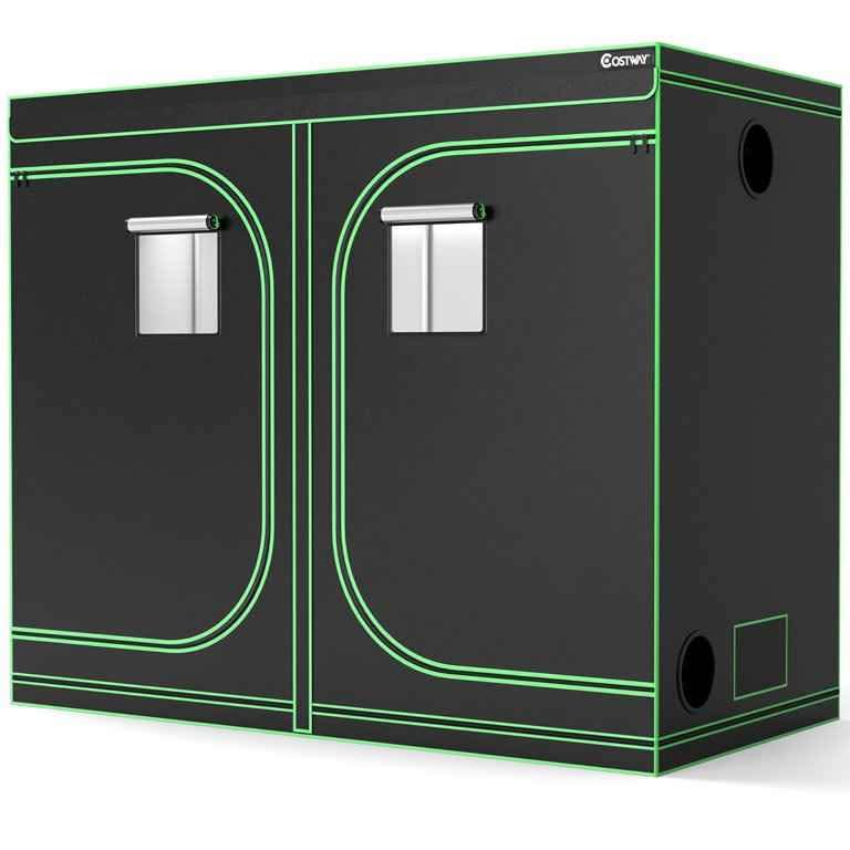 Green Hut 96"x48"x72" Roof Cube Grow Tent
