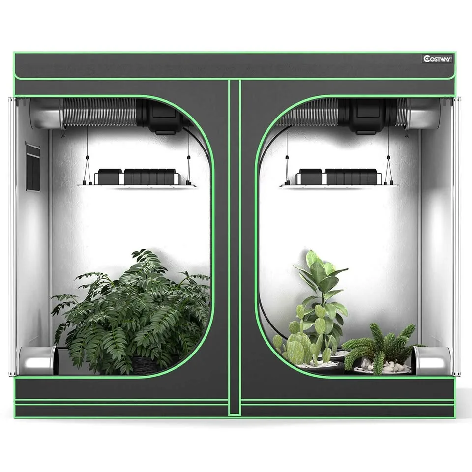 Green Hut 96"x48"x72" Roof Cube Grow Tent image indicator(2)