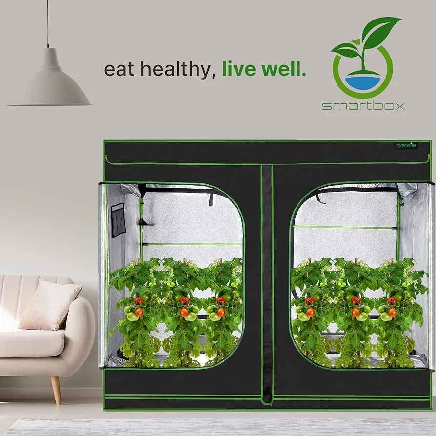 Green Hut 96"x48"x72" Roof Cube Grow Tent - photo 4