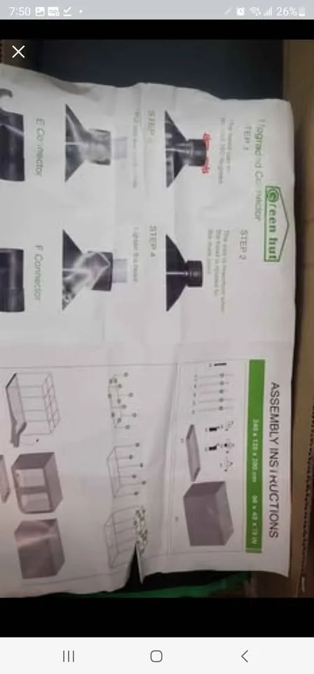 Green Hut 96"x48"x72" Roof Cube Grow Tent image indicator(7)