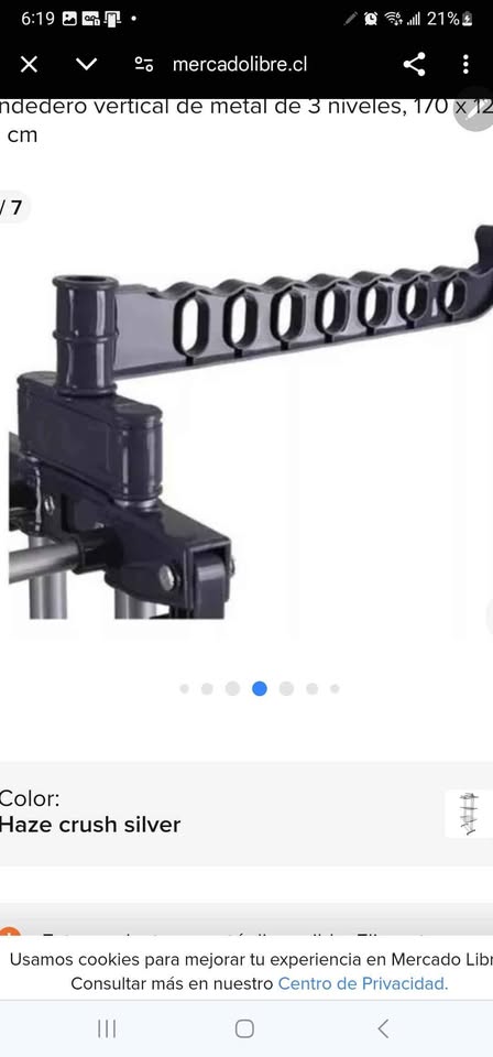 Clothes Drying Rack Folding Clothes Rail 3 Tier - photo 3