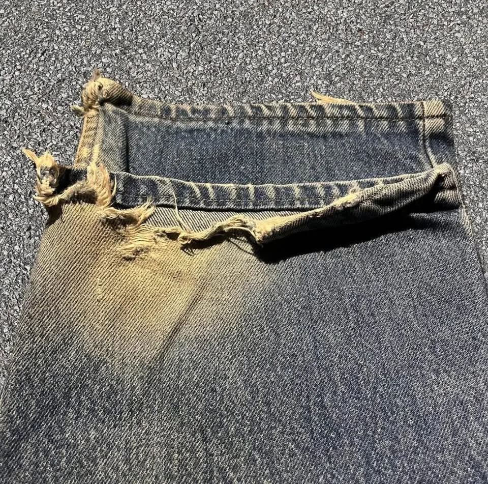 60s Vintage Levi's 619 Orange Tab Jeans 38 X 34 image indicator(7)