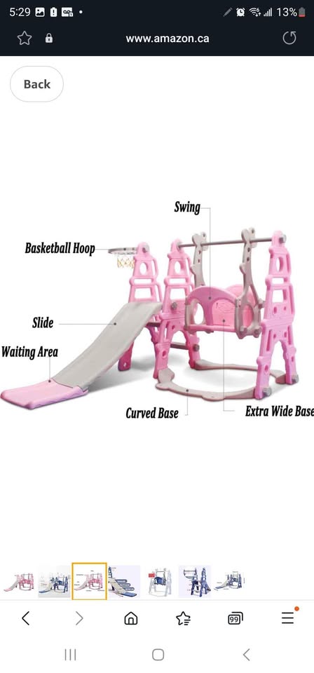 4 in 1 Slide Climber Swing Set - photo 2
