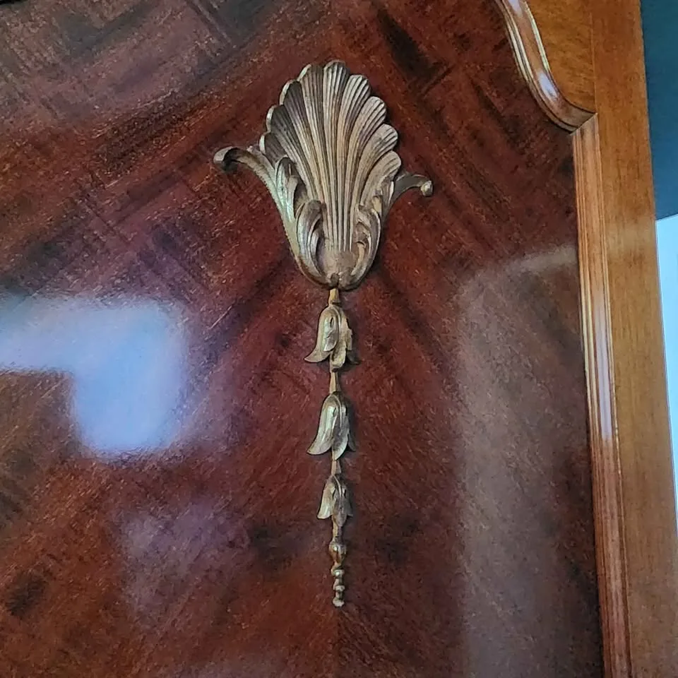 Antique Armoire Dresser - Solid Wood, 7 Feet Tall image indicator(5)