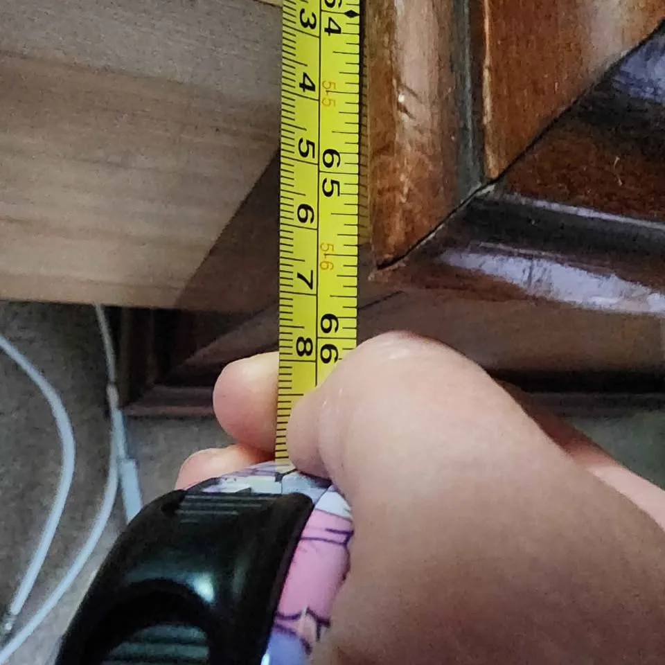 Antique Armoire Dresser - Solid Wood, 7 Feet Tall image indicator(8)