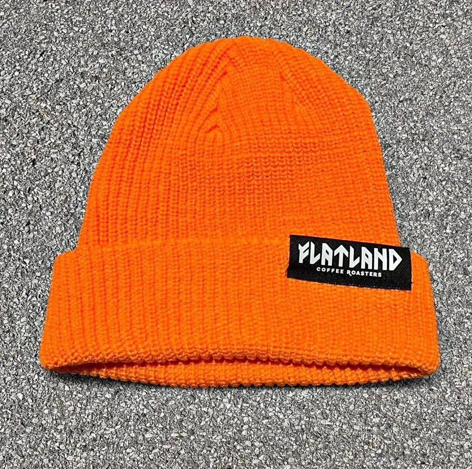 FLATLAND COFFEE ROASTERS ORANGE TOQUE / BEANIE thumbnail