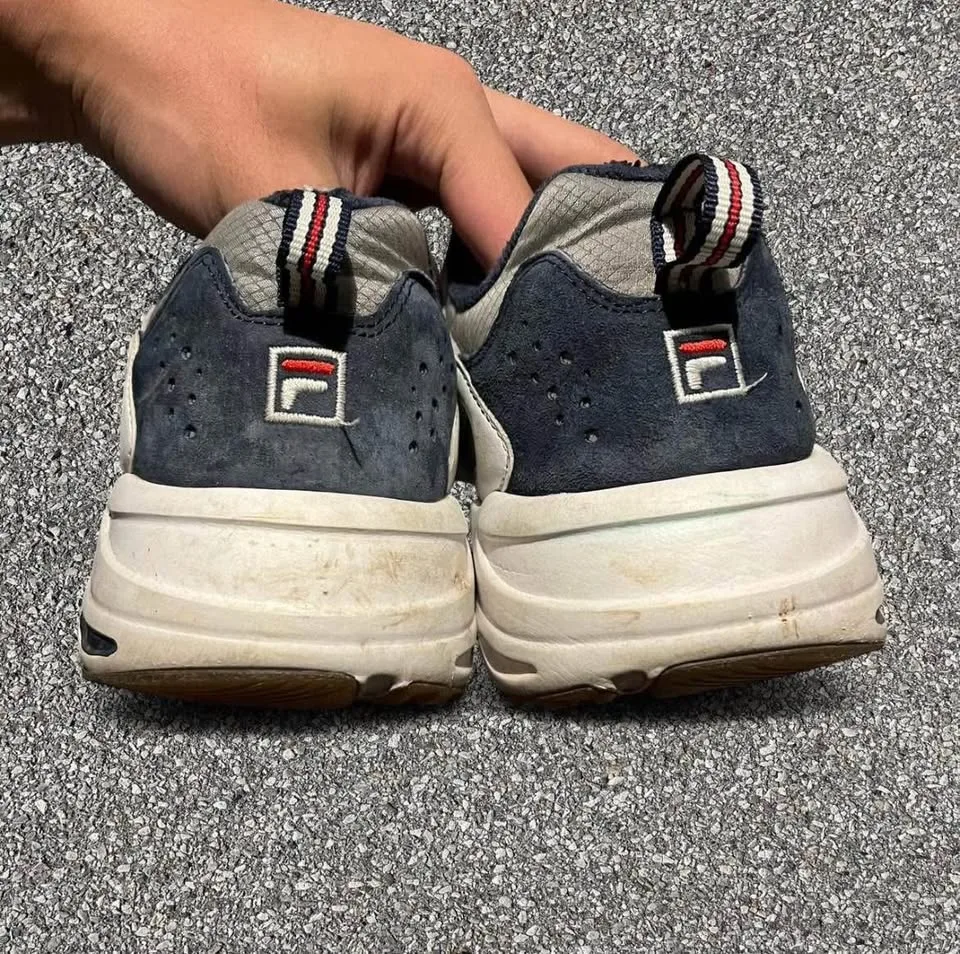 FILA Men's Ray Tracer Graphic Red White Blue Size 10 image indicator(4)