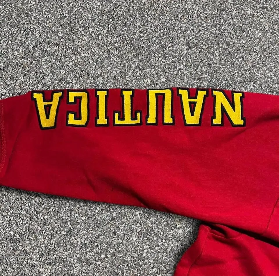 LIL YACHTY NAUTICA SAILING TEAM XL RED HOODIE image indicator(3)