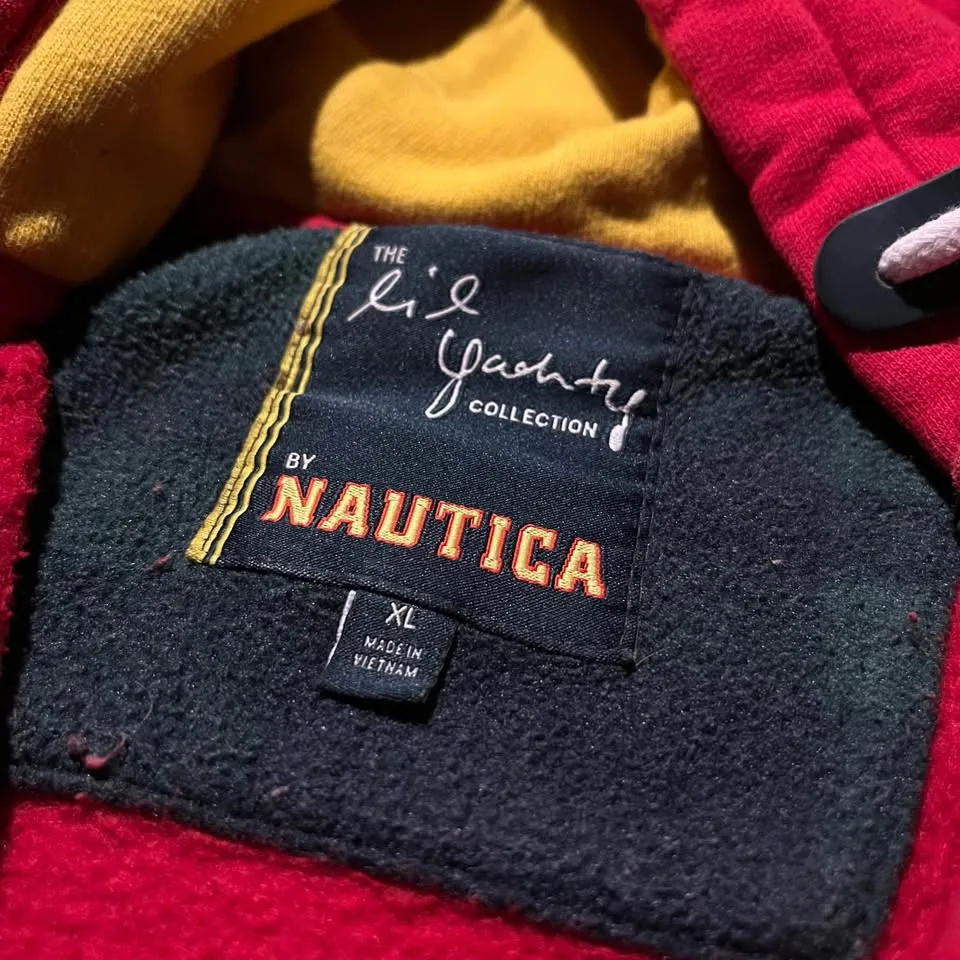 LIL YACHTY NAUTICA SAILING TEAM XL RED HOODIE image indicator(5)
