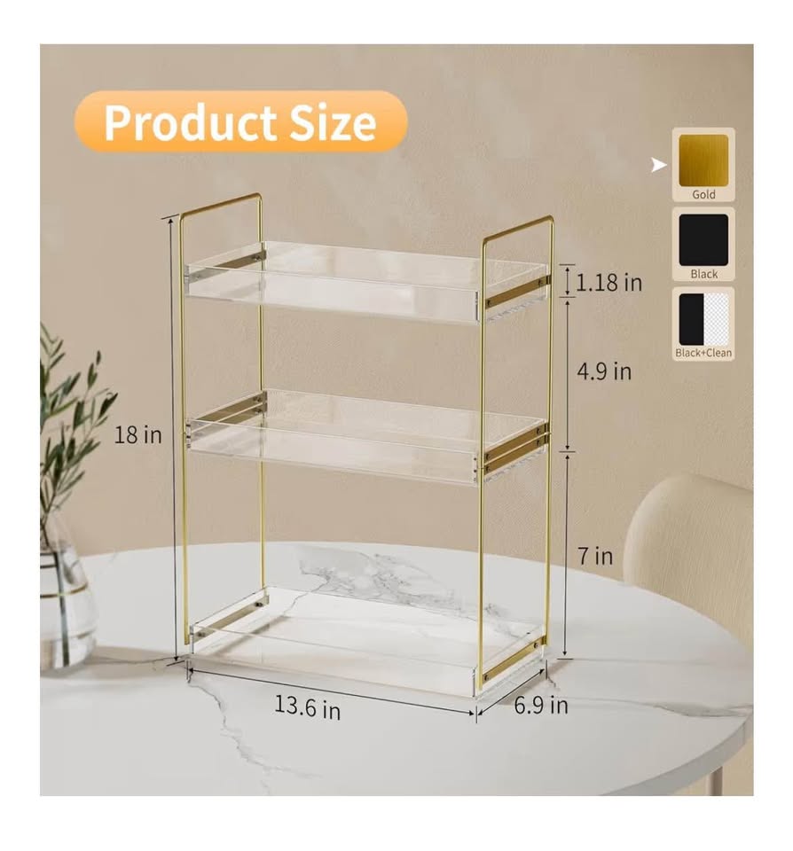 3 Tier Acrylic Countertop Shelves - MUST GO BY 11/2 - photo 4