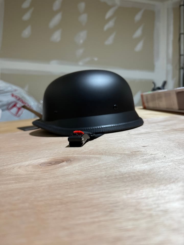 Micro DOT Mayhem German Style Motorcycle Helmet - photo 2