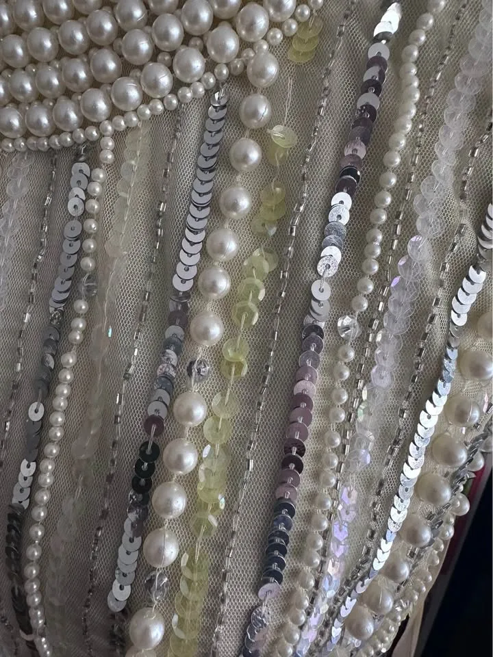 Mac Duggal Midi buttery yellow dress size 10 image indicator(7)