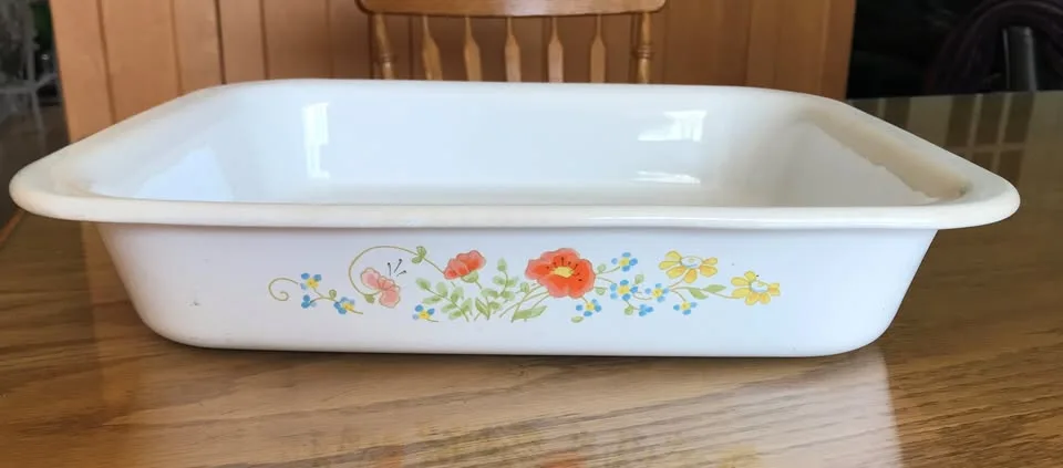 Corning Ware Wildflower Casserole 4L - Vintage image indicator(4)