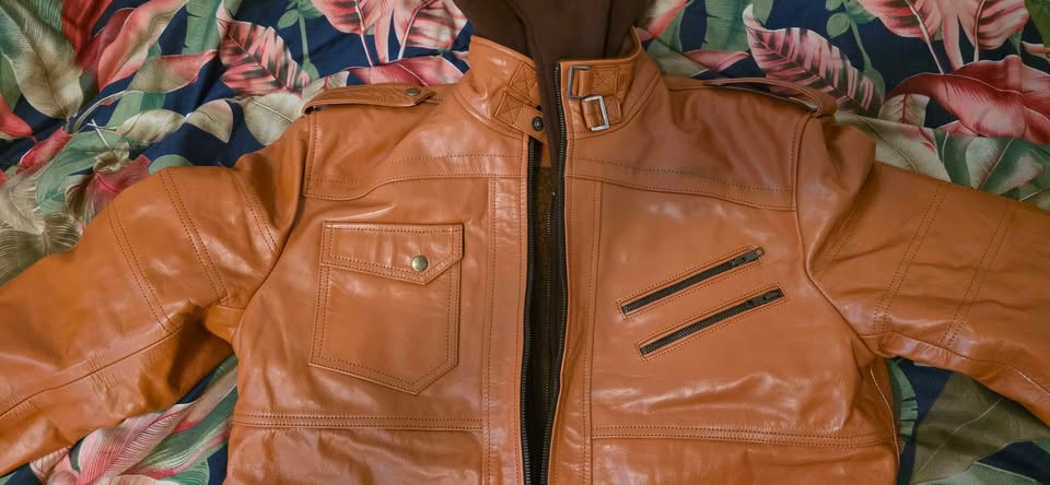 Custom Made ORIGINAL 100% Cow leather Jacket - photo 4