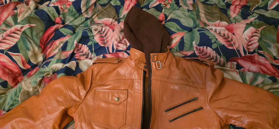 Custom Made ORIGINAL 100% Cow leather Jacket - photo 5