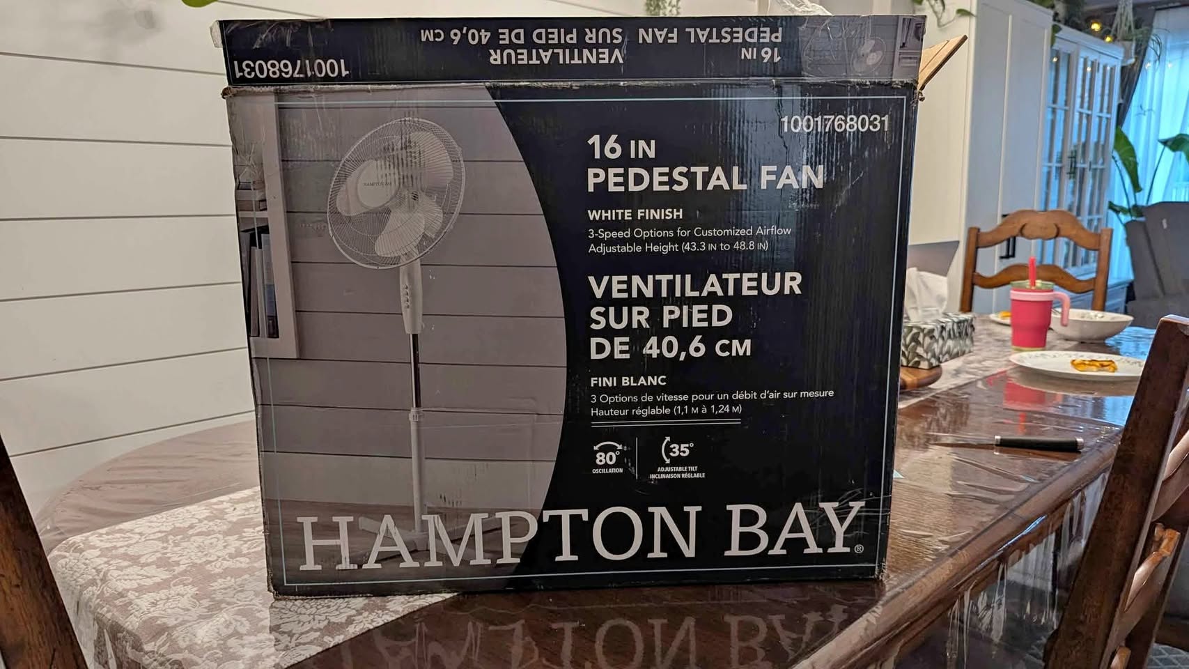 Hampton Bay 16 inch Pedestal Fan