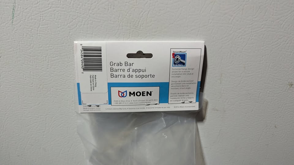 Moen Home Care Peened 24" Concealed Screw Grab Bar - photo 3
