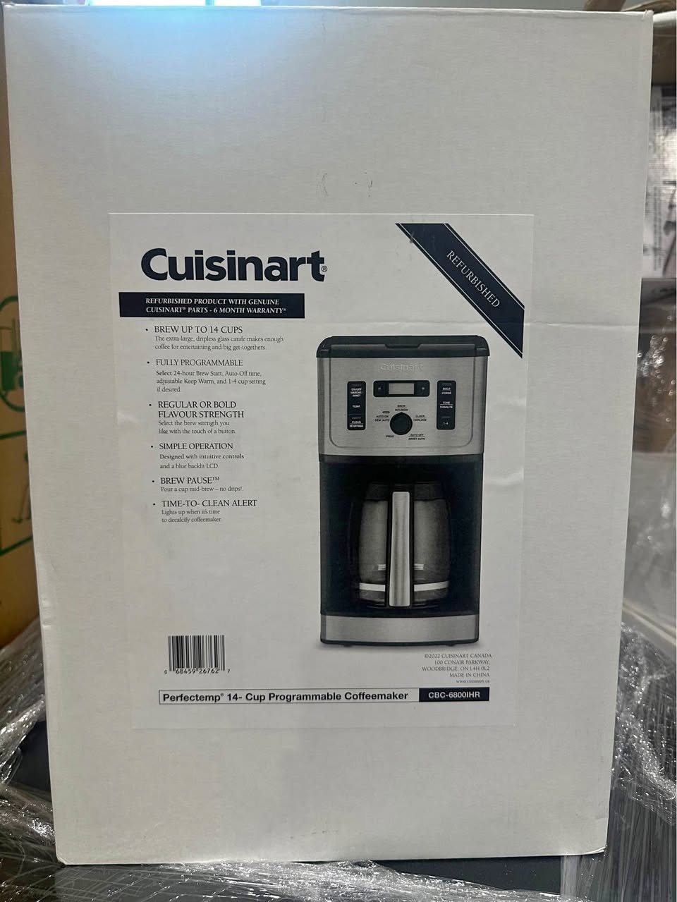 Cuisinart PerfectTemp CBC-6800HR Coffeemaker