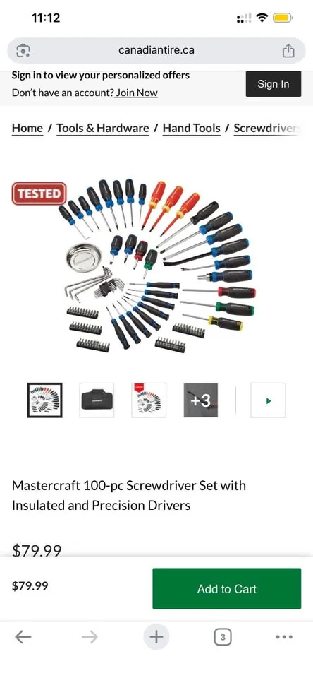 Screw Driver set 100pc image indicator(2)
