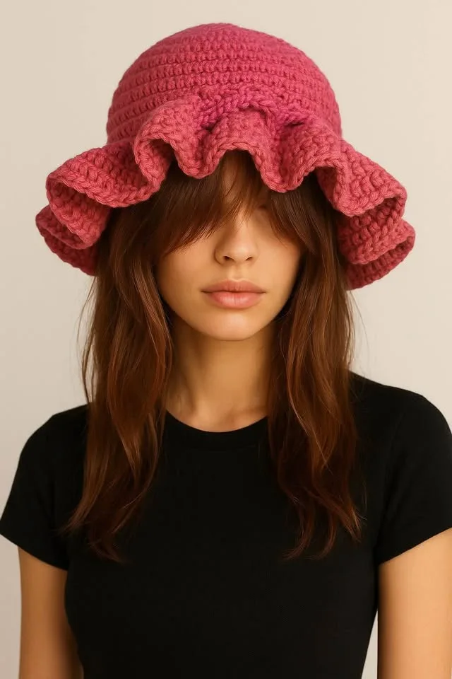 Silk/satin bonnet/winter hat image indicator(7)