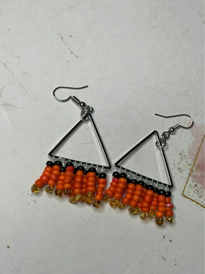 Halloween fringe earring image indicator(6)