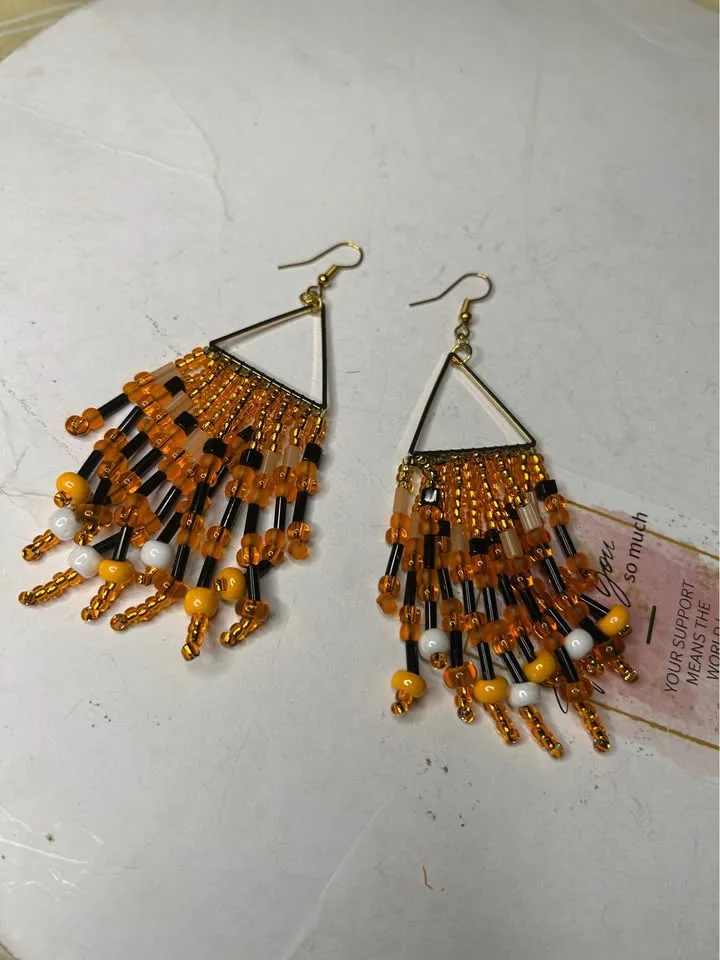 Halloween fringe earring image indicator(10)