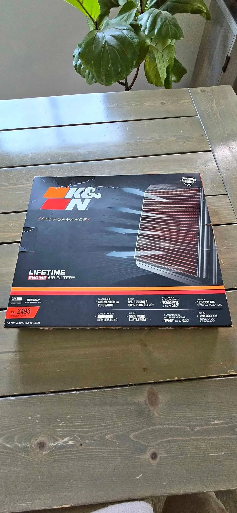 K&N High-Flow Air Filter BNIB thumbnail