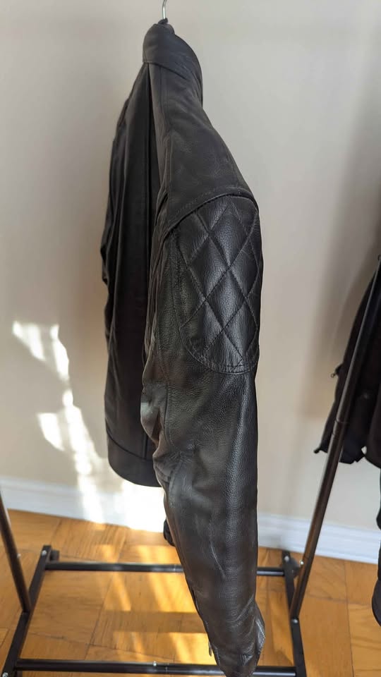 Motorcycle leather jacket (M) - photo 3