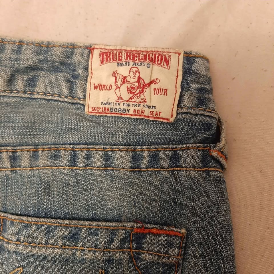 True Religion Bobby Jeans Embroidered Bell Bottoms - photo 4