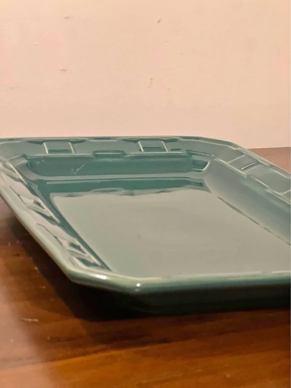 Longaberger Ivy Green Rectangular Serving Platter