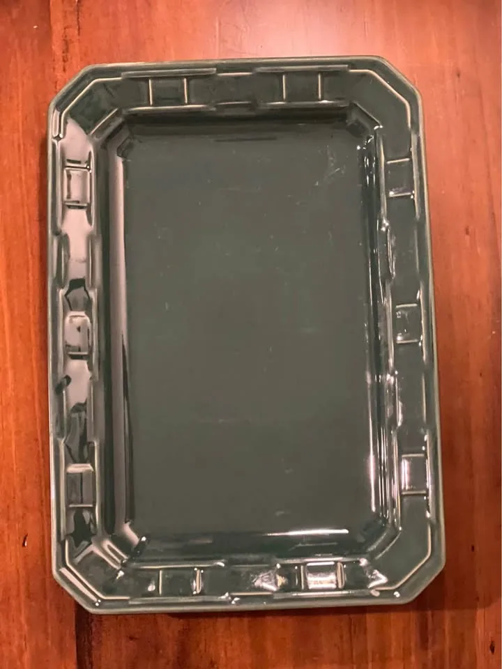 Longaberger Ivy Green Rectangular Serving Platter image indicator(3)