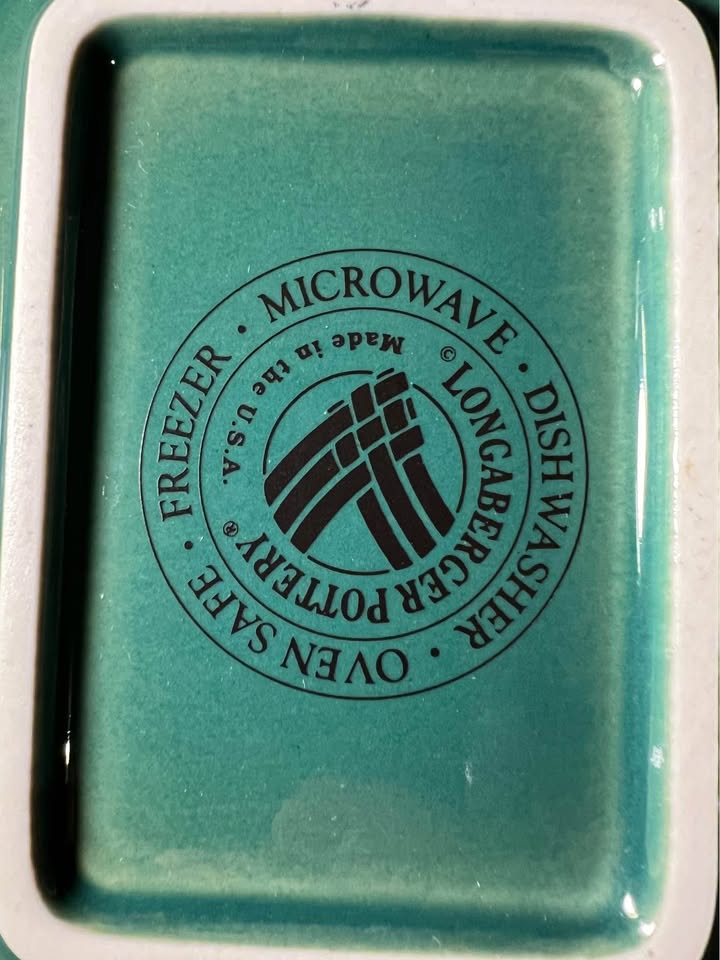 Longaberger Ivy Green Rectangular Serving Platter - photo 5
