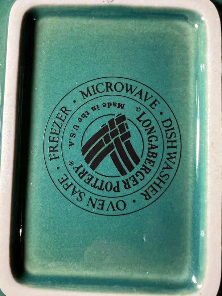 Longaberger Ivy Green Rectangular Serving Platter image indicator(5)