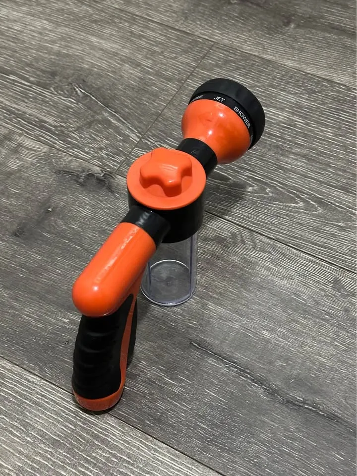 Dog wash hose nozzle image indicator(2)