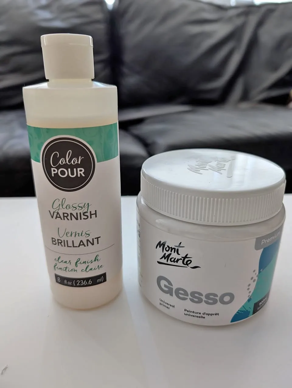 Mort Marte gesso and color pour glossy varnish thumbnail