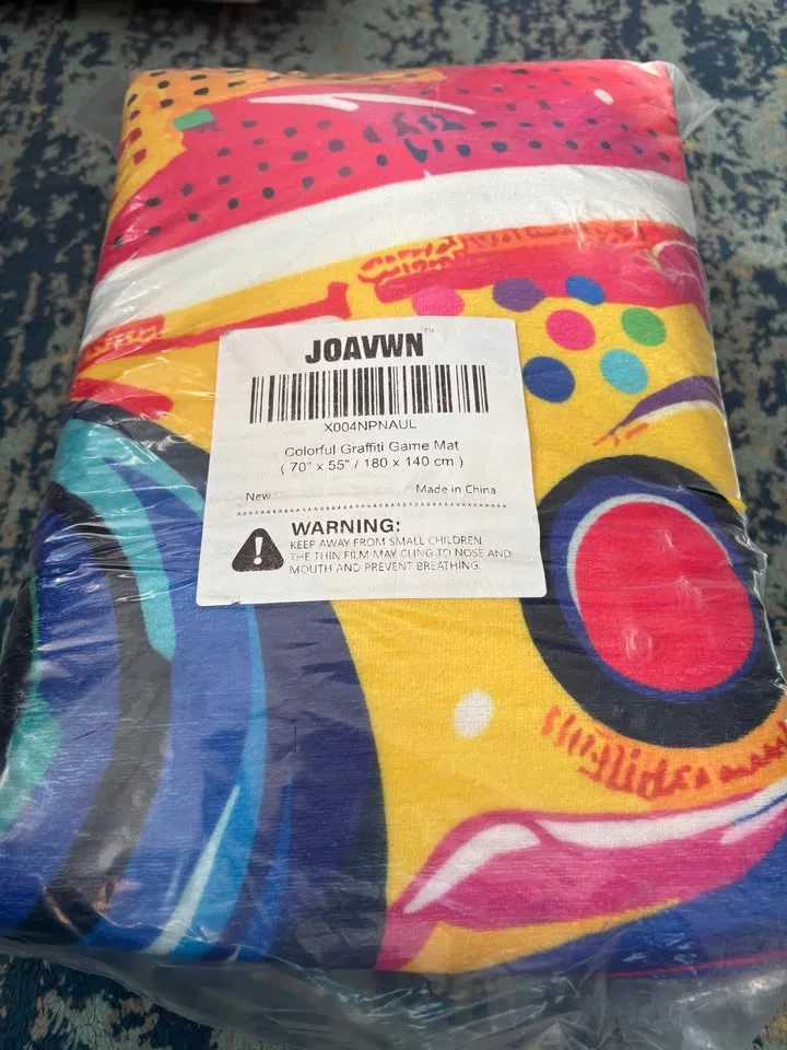 Brand new Colorful Graffiti Gamepad Area Rug 70x55 image indicator(4)