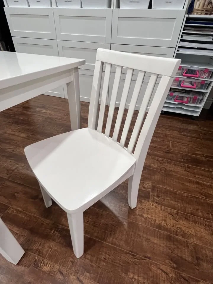 Pottery Barn Kids Play Table + 2 Chairs - Like New! image indicator(2)