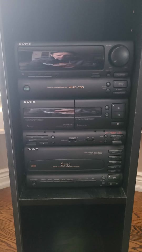 Stereo Shelving Cabinet with Optional Sony Receiver - photo 2